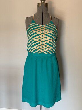 Criss Cross Halter Dress